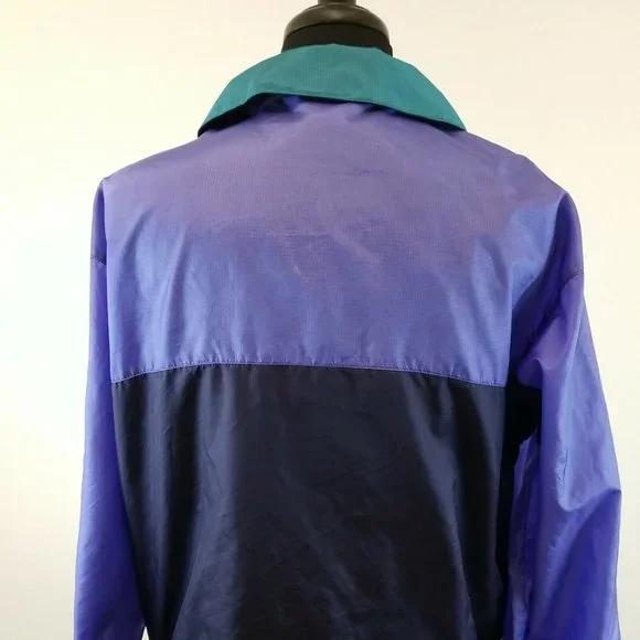 Sierra Designs Long Sleeve Pullover Windbreaker Mens Medium Drawstring Rain Coat - Picture 7 of 9